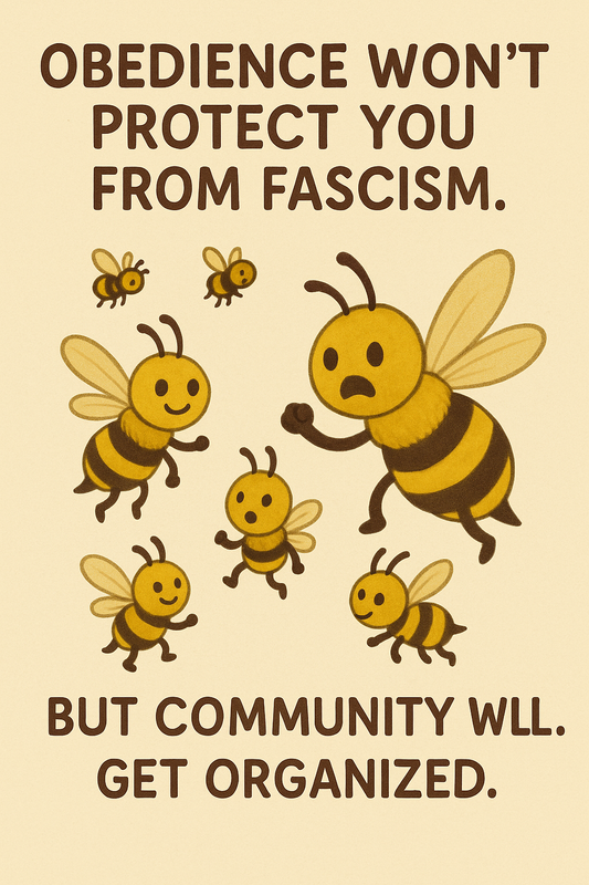 Obedience Won’t Protect You – Tea Towel