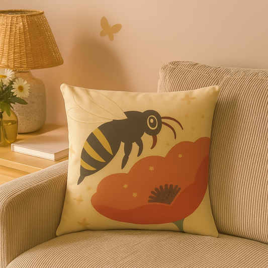 🧡  “Pollinate the Day – Cushion EditionB