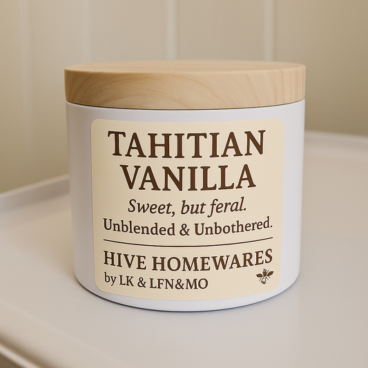 🕯️ Tahitian Vanilla – Sweet, but Feral.